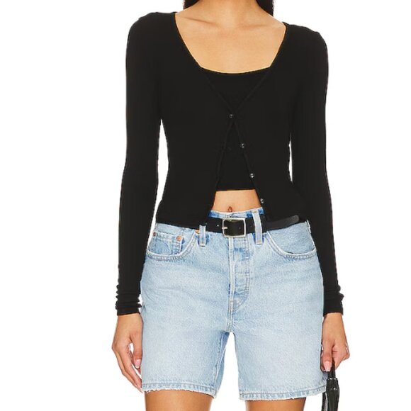 LEVIS 501 Mid Thigh Short - Picture 1 of 4